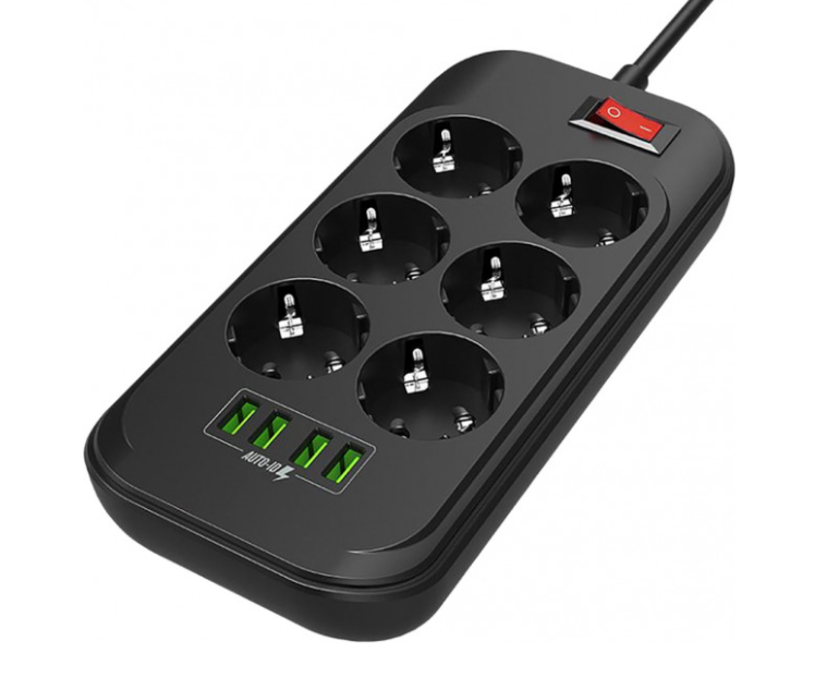 ColorWay - 10 A - Power Socket - CW-CHE64B - 17 W