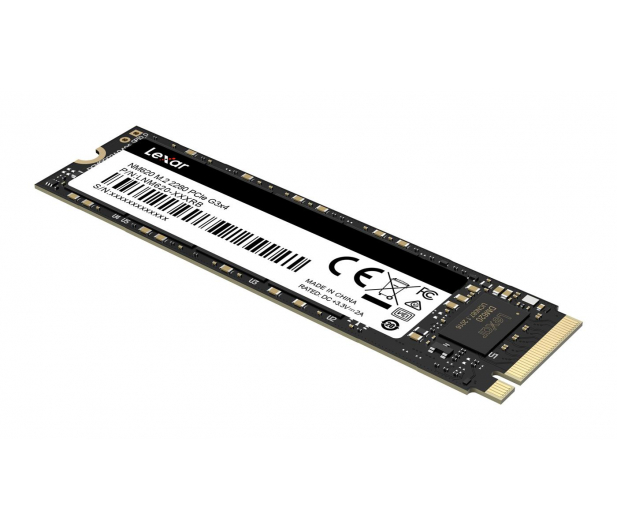 Lexar - SSD - NM620 - 256 GB - SSD form factor M.2 2280 - Solid-state drive interface PCIe Gen3x4 - Read speed 3000 MB/s - Write speed 1300 MB/s
