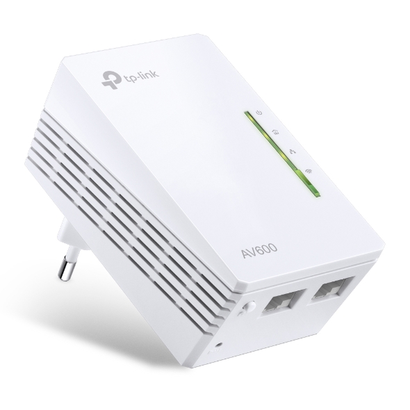 TP-LINK - AV600 Wi-Fi Powerline Extender - TL-WPA4220 - 10/100 Mbit/s - Ethernet LAN (RJ-45) ports 2 - 802.11n - Wi-Fi data rate (max) 300 Mbit/s - Data transfer rate (max) 600 Mbit/s