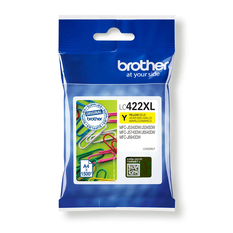 Brother LC422XLY - Ink Cartridge - Yellow