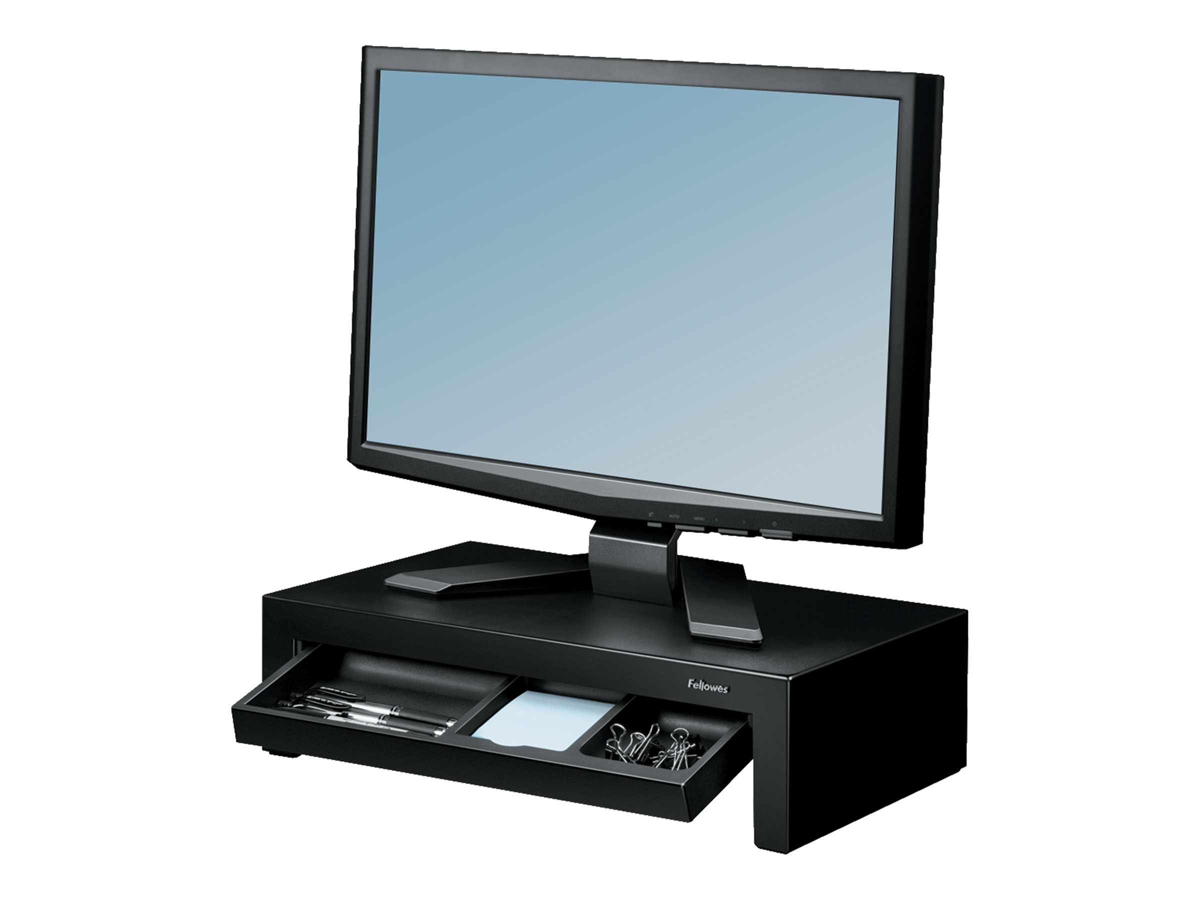 Fellowes - Designer Suites Monitor Riser - Height adjustment - Black