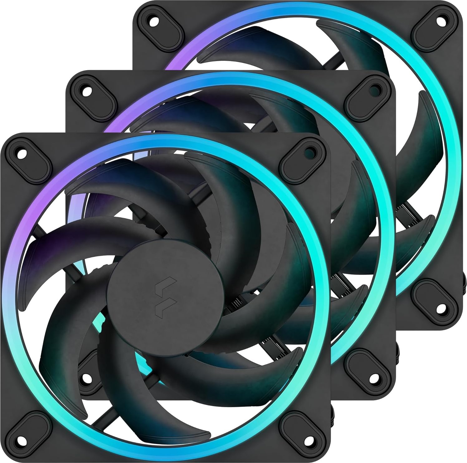Fractal Design - Computer Fan, 3-pack - Momentum 12 RGB