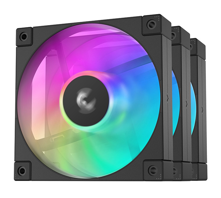 Deepcool - Performance 120mm Fan, 3-Pack - R-FD12-BKAPN3-G ARGB-3 IN 1