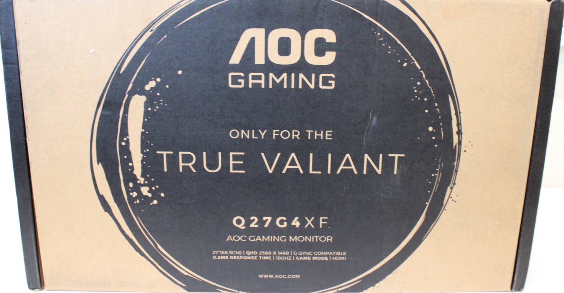 SALE OUT. AOC Gaming Q27G4XF 27", 2560x1440/1ms/250cd/m², HDMI, DisplayPort, USB - AOC - Q27G4XF - 27 " - IPS - 16:9 - 180 Hz - 1 ms - 2560 x 1440 pixels - 300 cd/m² - HDMI ports quantity 1 - Black - Warranty 35 month(s) - DAMAGED PACKAGING, DEMO