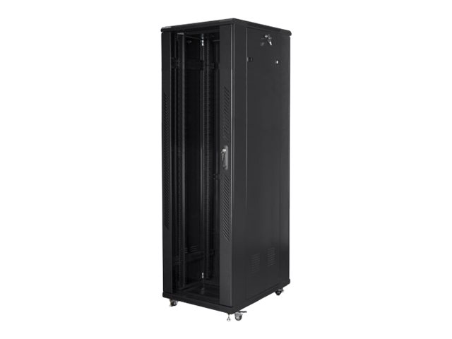 Lanberg - Rack cabinet 19" free-standing 42U/600x1000 (flat pack) - FF01-6042-12B - Black