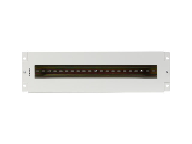 Lanberg 19" 3U Voltage Distrubution Panel with Din Rail TS-35 - Grey