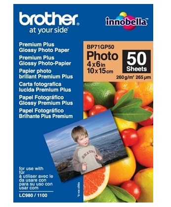 BROTHER BP71GP50 photo paper A6 50BL