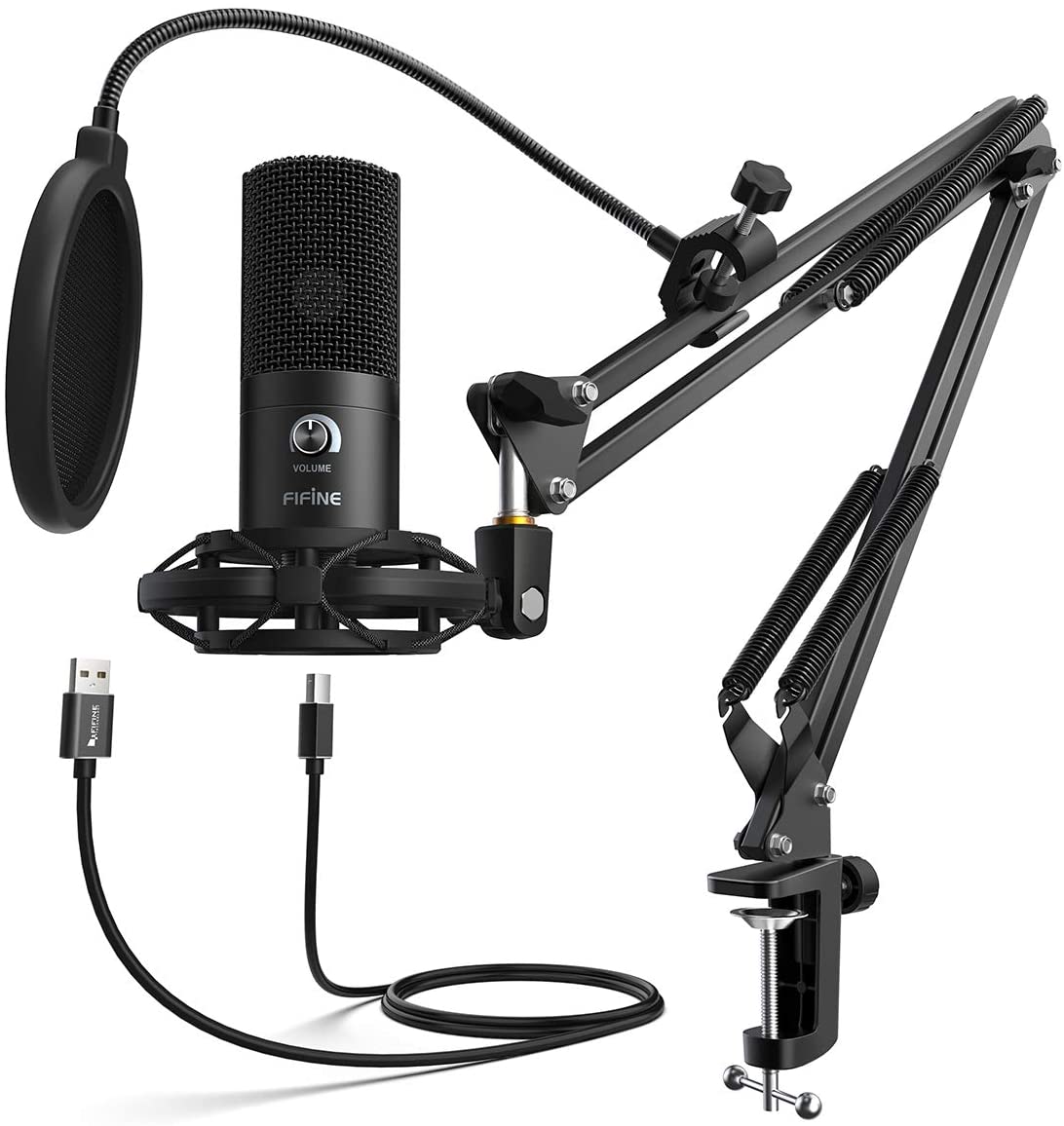 FIFINE T669 USB Microphone Bundle