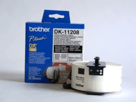 Brother - DK-11208 Large Address Labels - White - DK - 38mm x 90mm