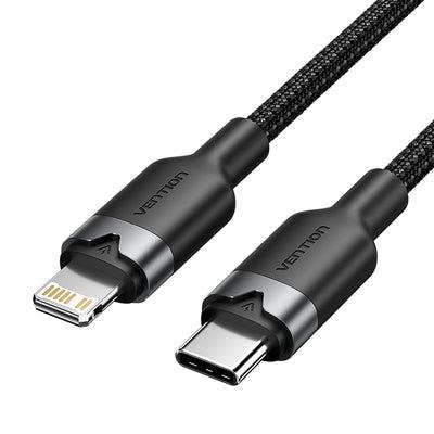 CABLE USB-C TO LIGHTNING/2M BLACK LALBH VENTION