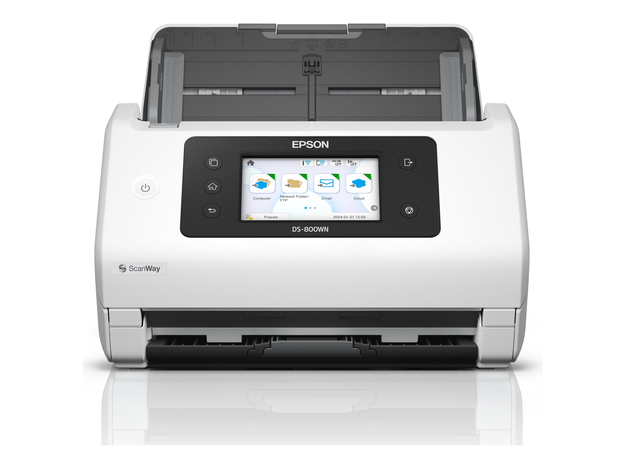 Epson Network Business Scanner - WorkForce DS-800WN - Colour - Wireless
