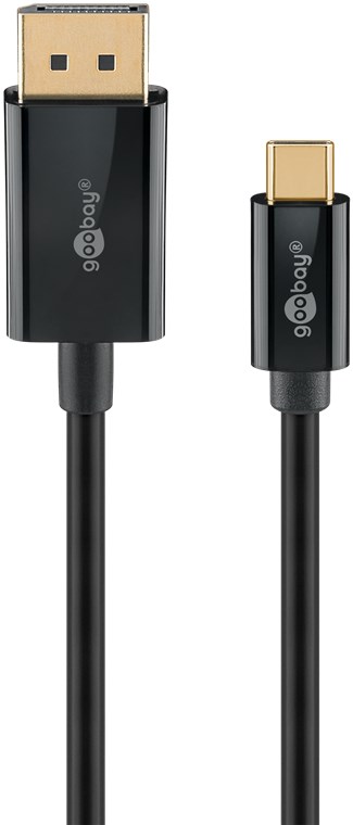 Goobay USB-C to DisplayPort Cable 4K at 60 Hz, 1 m - 75704