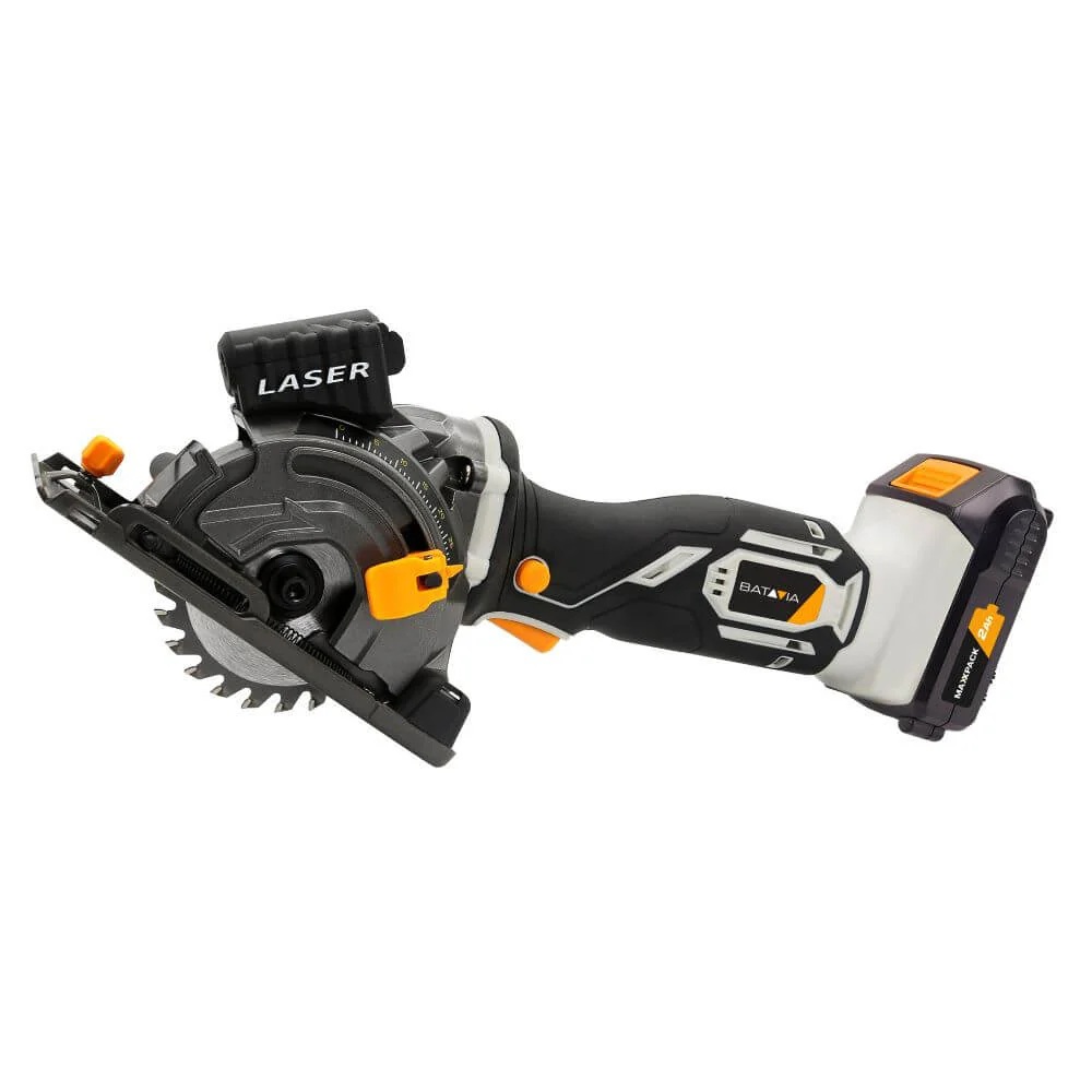 Batavia B.V. - 18V Cordless Mini Circular Saw 89mm, Without Battery and Charger