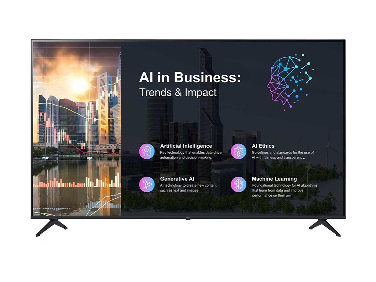 LG 75PK640S0LA - Digital signage - 75 " - Landscape - 16/7 - webOS - Wi-Fi - 8 ms - 1000000:1 - 300 cd/m²