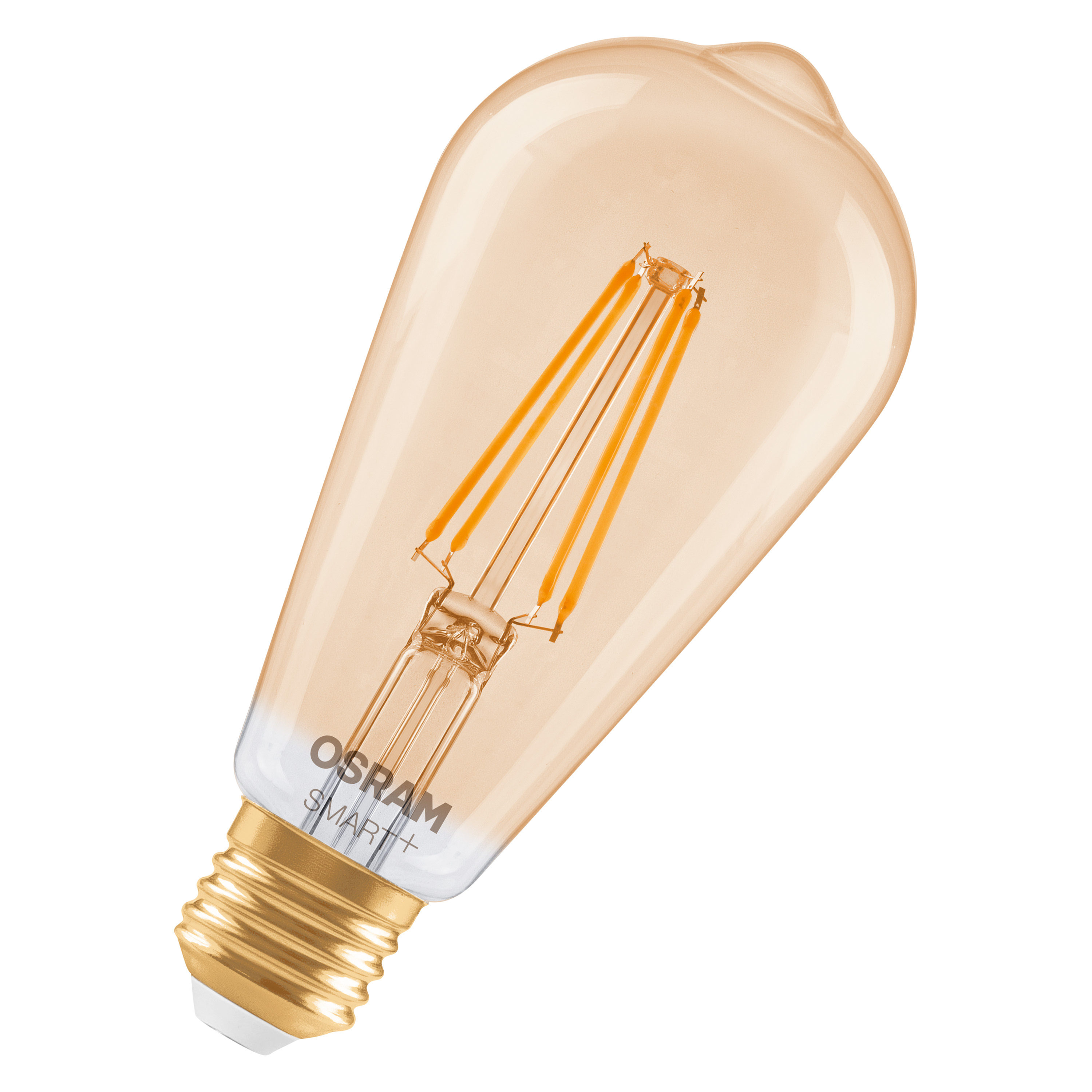 Osram SMART+ MATTER Filament Dimmable Classic Edison 53 824 Gold - E27 - 6 W - Warm White - Wi-Fi