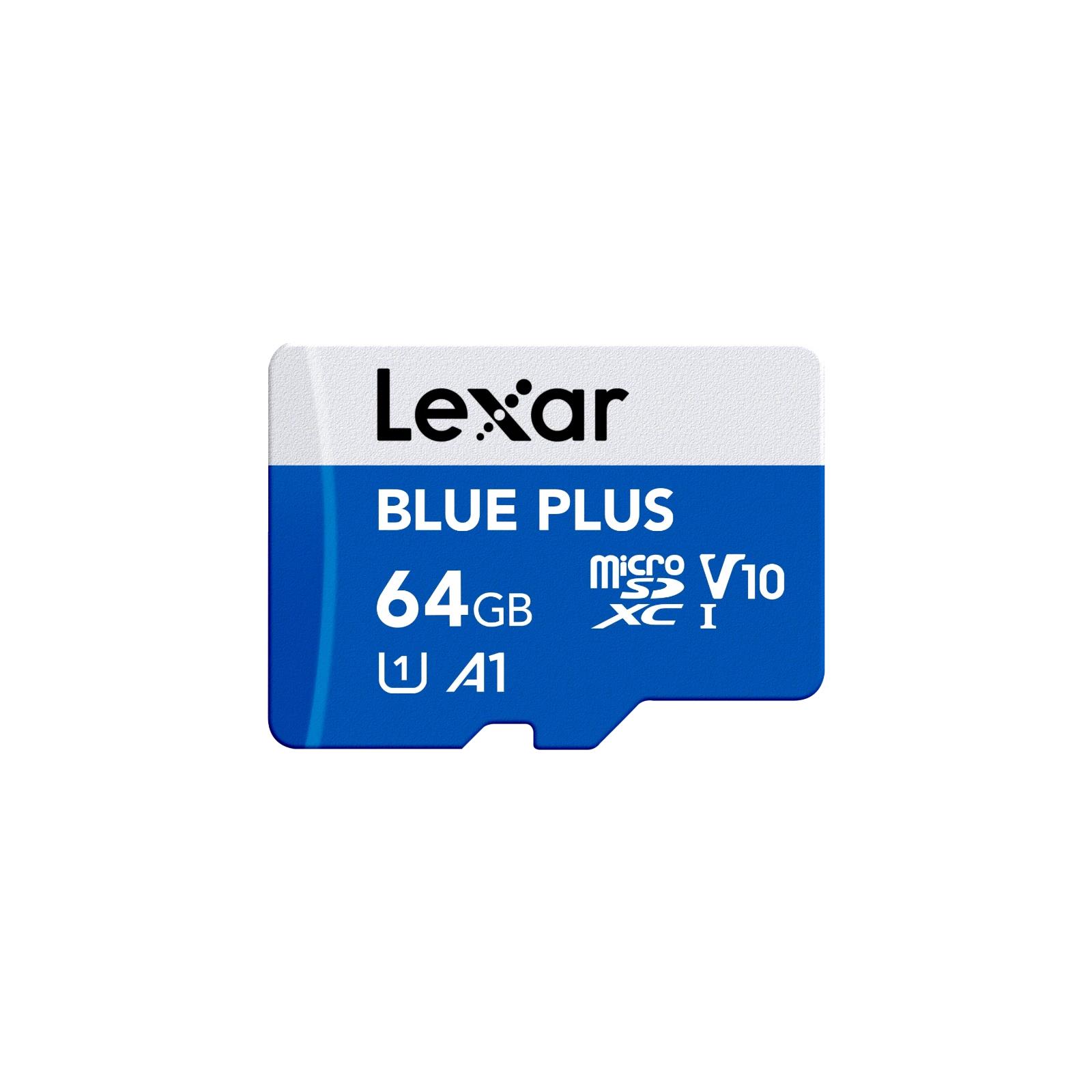 MEMORY MICRO SDXC 64GB UHS-I/W/A LMSBLPL064G-BNANG LEXAR