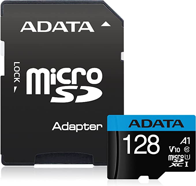 ADATA - microSDXC/SDHC UHS-I Memory Card - Premier - 128 GB - microSDHC/SDXC - Flash memory class 10