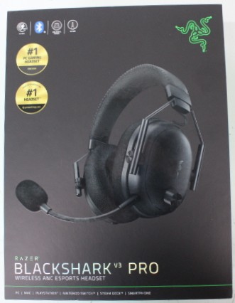 SALE OUT. Razer BlackShark V3 Pro Gaming Headset, Over-Ear, Wireless, Black - Razer Gaming Headset - BlackShark V3 Pro - Wireless/Wired - Over-Ear - Microphone - Black - Noise canceling - DAMAGED PACKAGING, DEMO