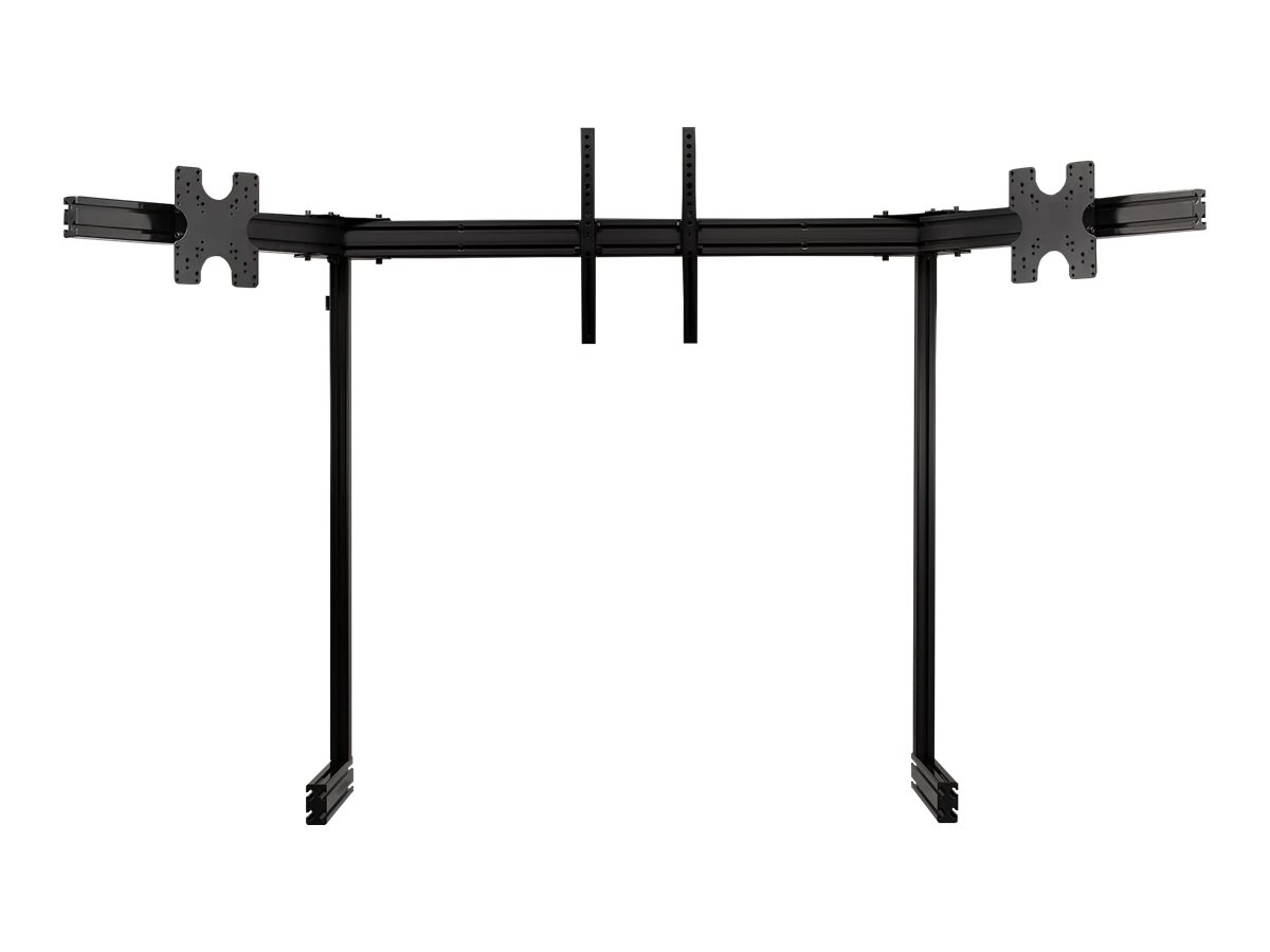 Next Level Racing Floor stand - Tilt - ELITE Free Standing Triple Add-On Monitor Stand - 21-43 " - Black