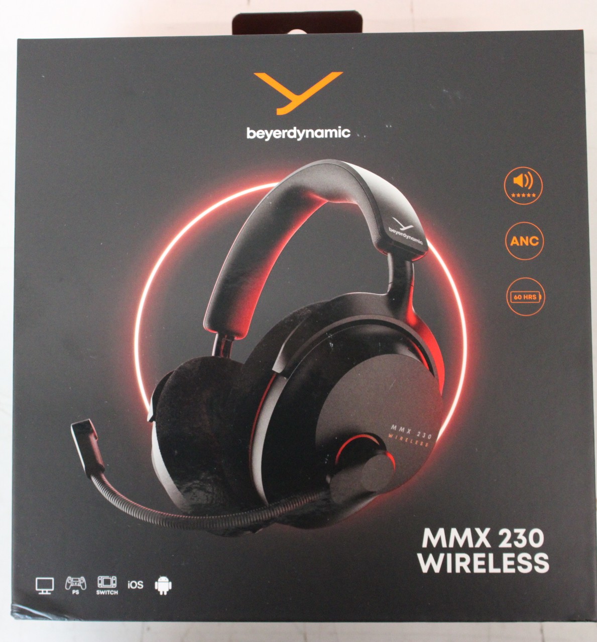SALE OUT. Beyerdynamic MMX 230 Black Bluetooth ANC Headphones, Wireless - Beyerdynamic Headphones - MMX 230 - Bluetooth - Over-Ear - Microphone - Black - Noise canceling - DEMO, MISSING USB ADAPTER - Warranty 24 month(s)