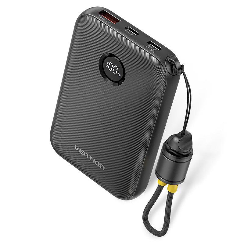 POWER BANK USB 10000MAH 22.5W/BLACK FKAB0-C VENTION