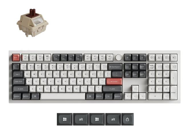 KEYBOARD WRL Q6 ULTRA/WHITE Q6U-P3 KEYCHRON