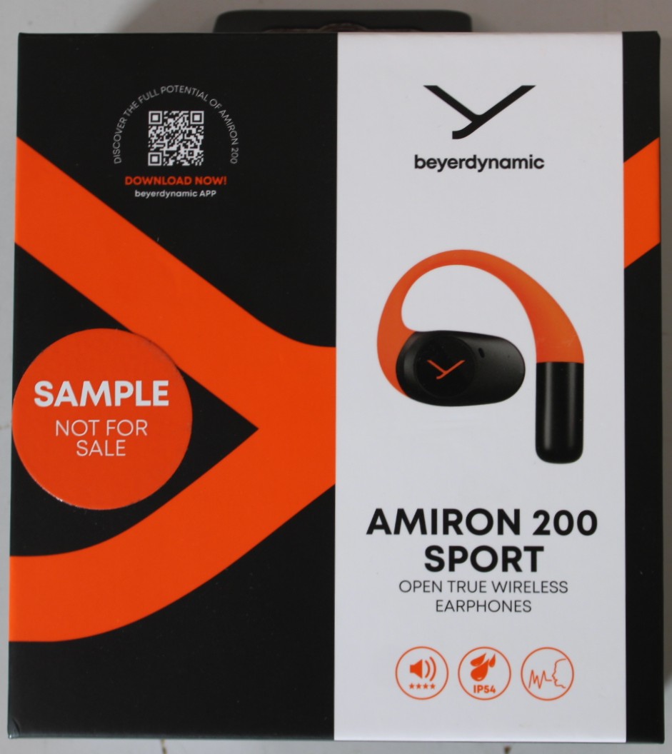 SALE OUT. Beyerdynamic AMIRON 200 Open TWS earphones with charging case and USB cable, Sport Sample DEMO - Beyerdynamic DEMO - Warranty 24 month(s)