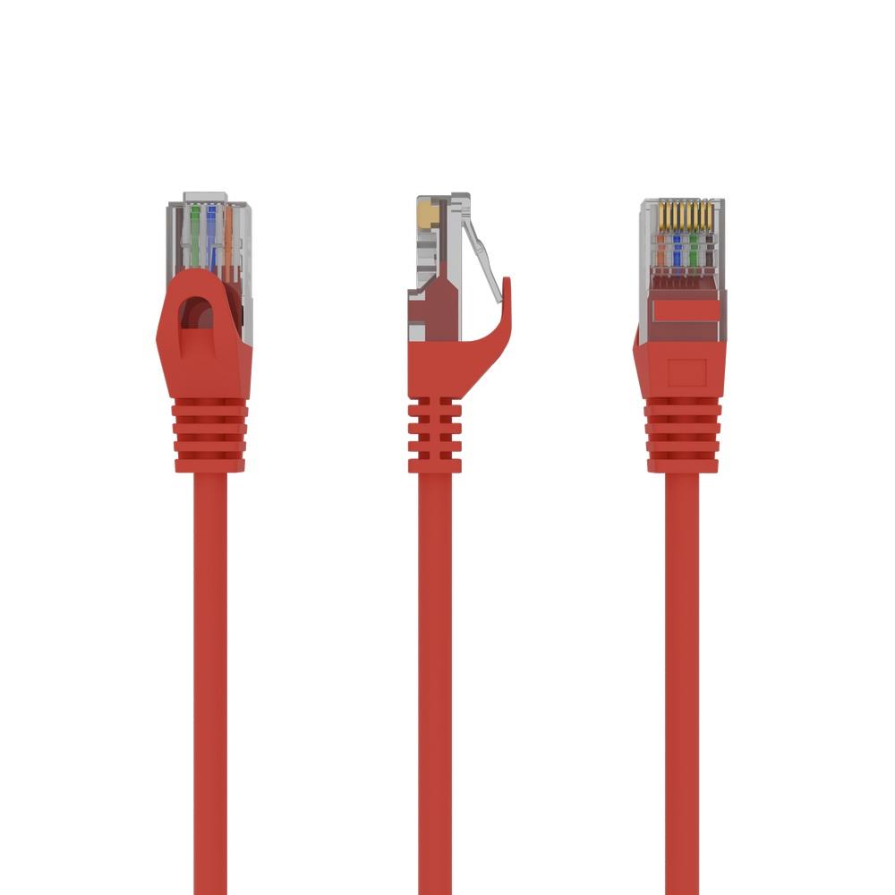 PATCH CABLE CAT6 UTP 2M/RED PP6U-2M/R GEMBIRD