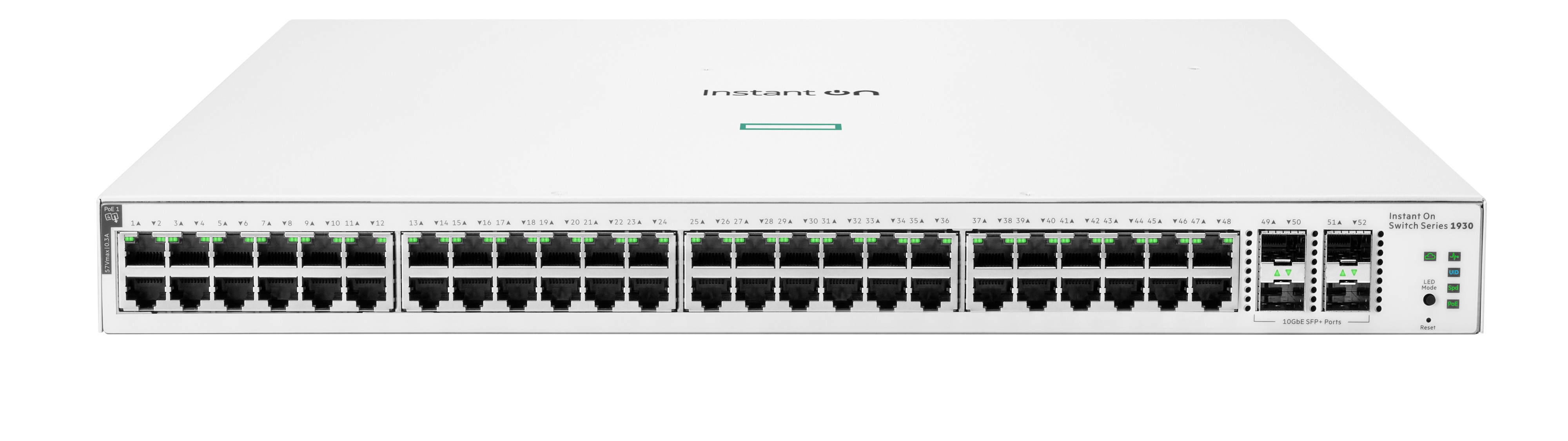 Networking Instant On 1930 48G 4SFP+ Switch PoE (370W)