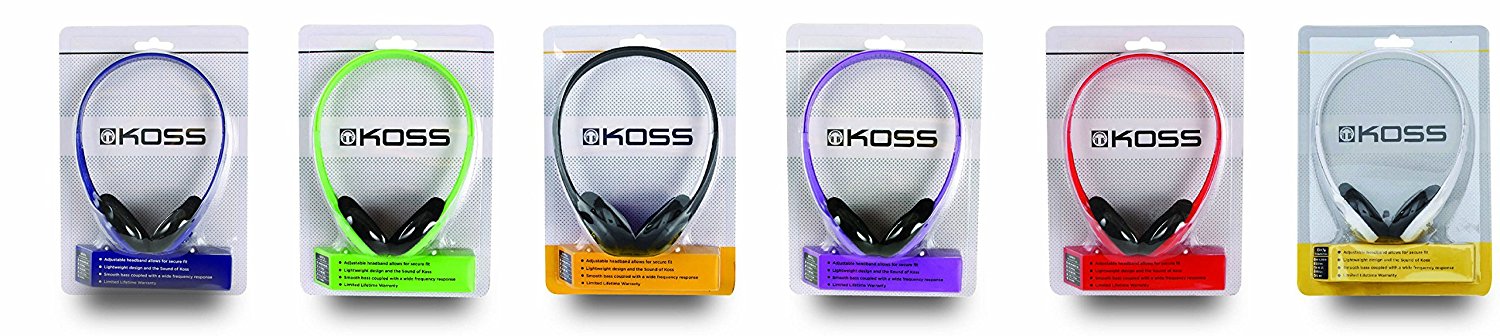 Koss - Headphones - KPH7b - Wired - On-Ear - Blue