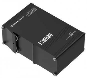 Teltonika - Switch - TSW030 - Unmanaged - DIN rail mountable - 10/100 Mbps (RJ-45) ports quantity 8 - Power supply type 2-pin industrial DC power socket