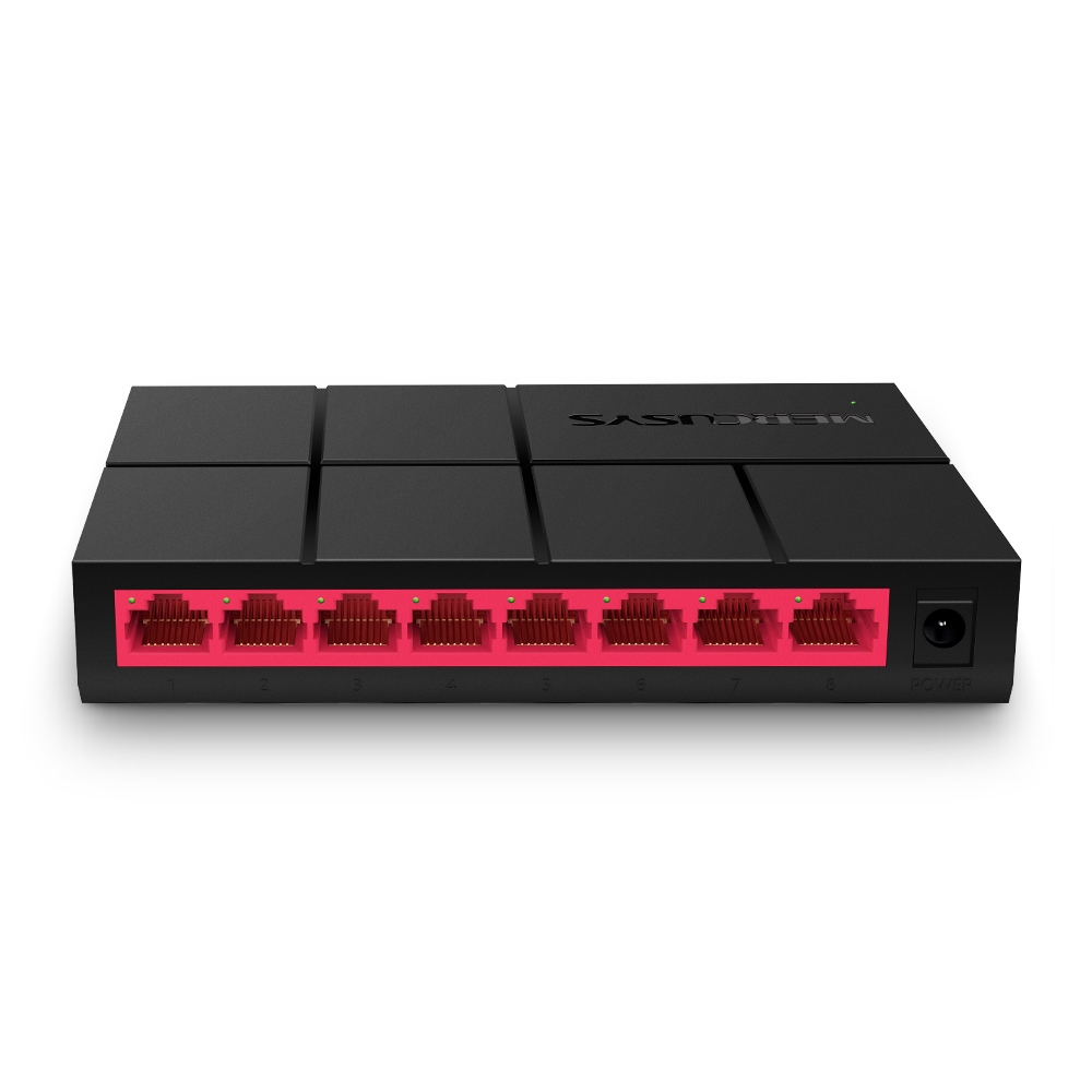 Mercusys - Switch - MS108G - Unmanaged - Desktop - Power supply type External