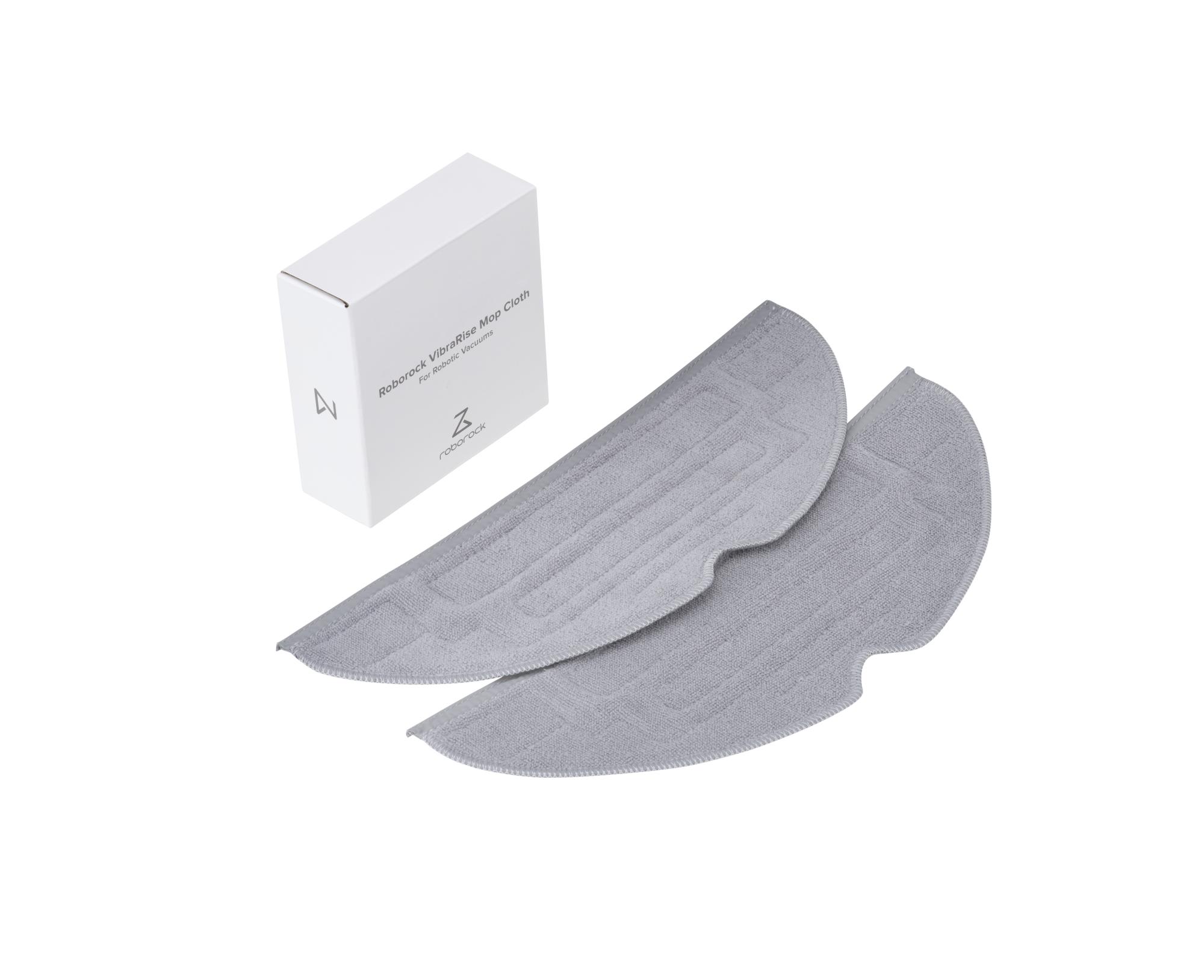 Vacuum Cleaner Accessory|ROBOROCK|Vibrarise Mop Cloth|Light Grey|For S70/S75/S75 MaxV/G10/S70 Pro Ultra/S80/S85/S70 Max Ultra/S75 Max Ultra|8.02.0129