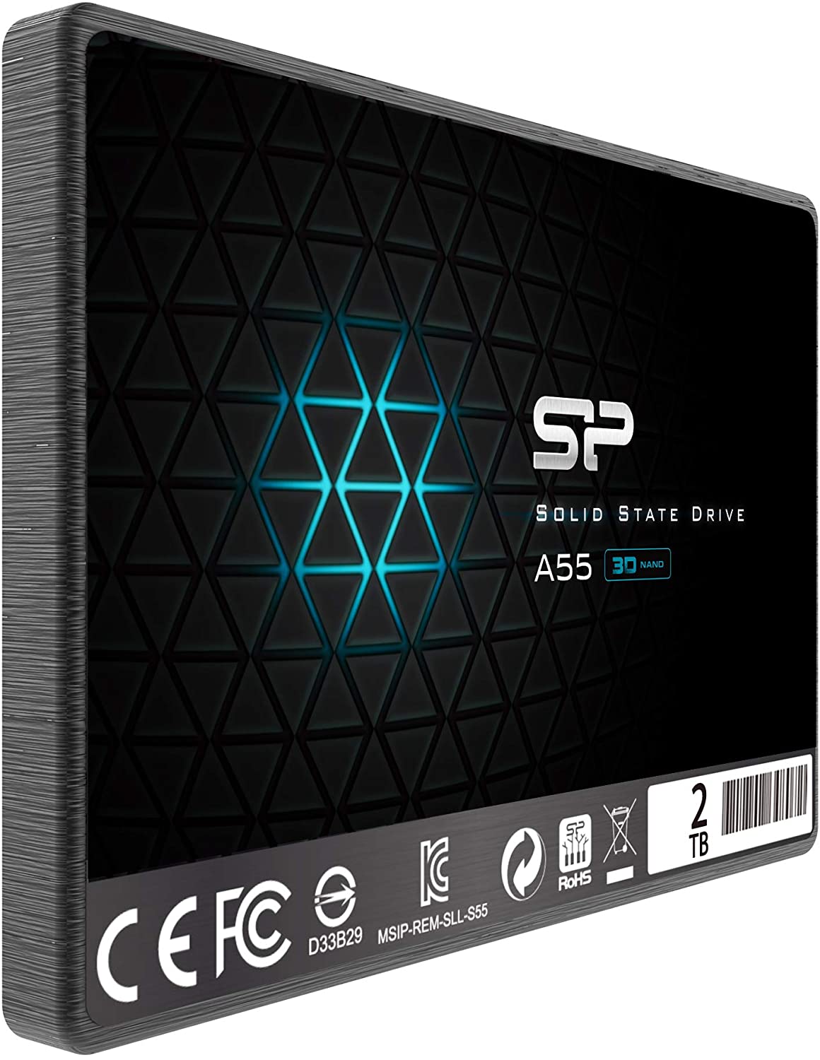Silicon Power - Ace - A55 - 2000 GB - SSD form factor 2.5" - Solid-state drive interface SATA III - Read speed 500 MB/s - Write speed 450 MB/s