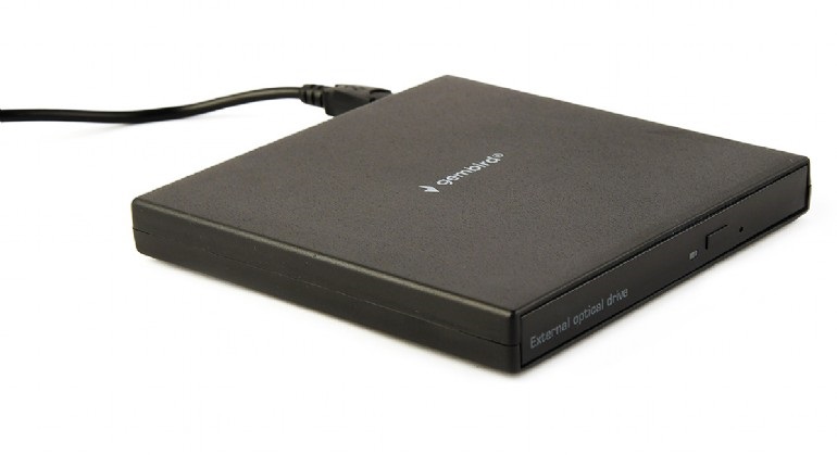 Gembird - External USB DVD drive - DVD-USB-04 - Interface USB 2.0 - DVD - CD read speed 24 x - CD write speed 24 x