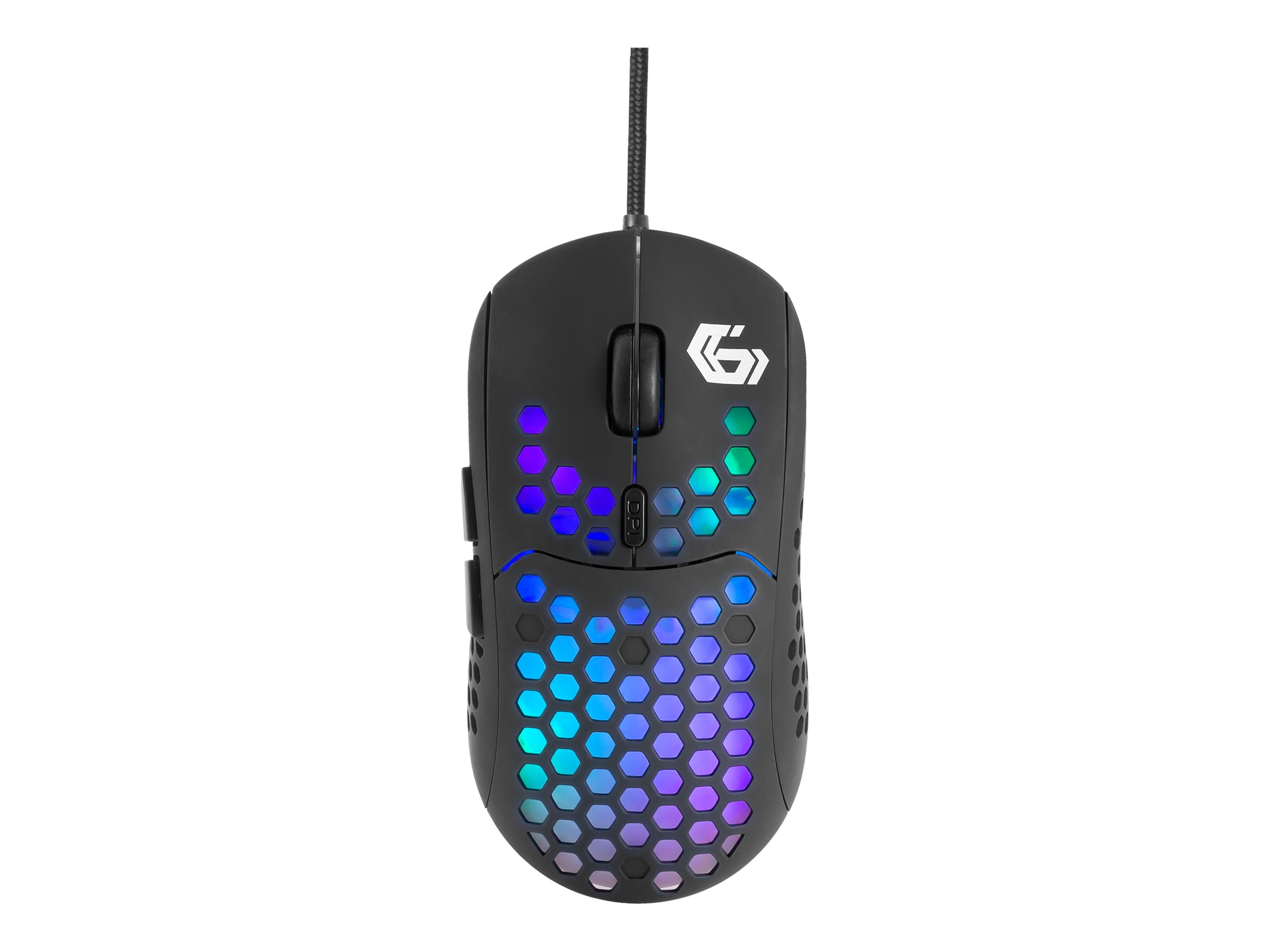 Gembird - USB Gaming RGB Backlighted Mouse - MUSG-RAGNAR-RX400 - Gaming Mouse - Wired - Black
