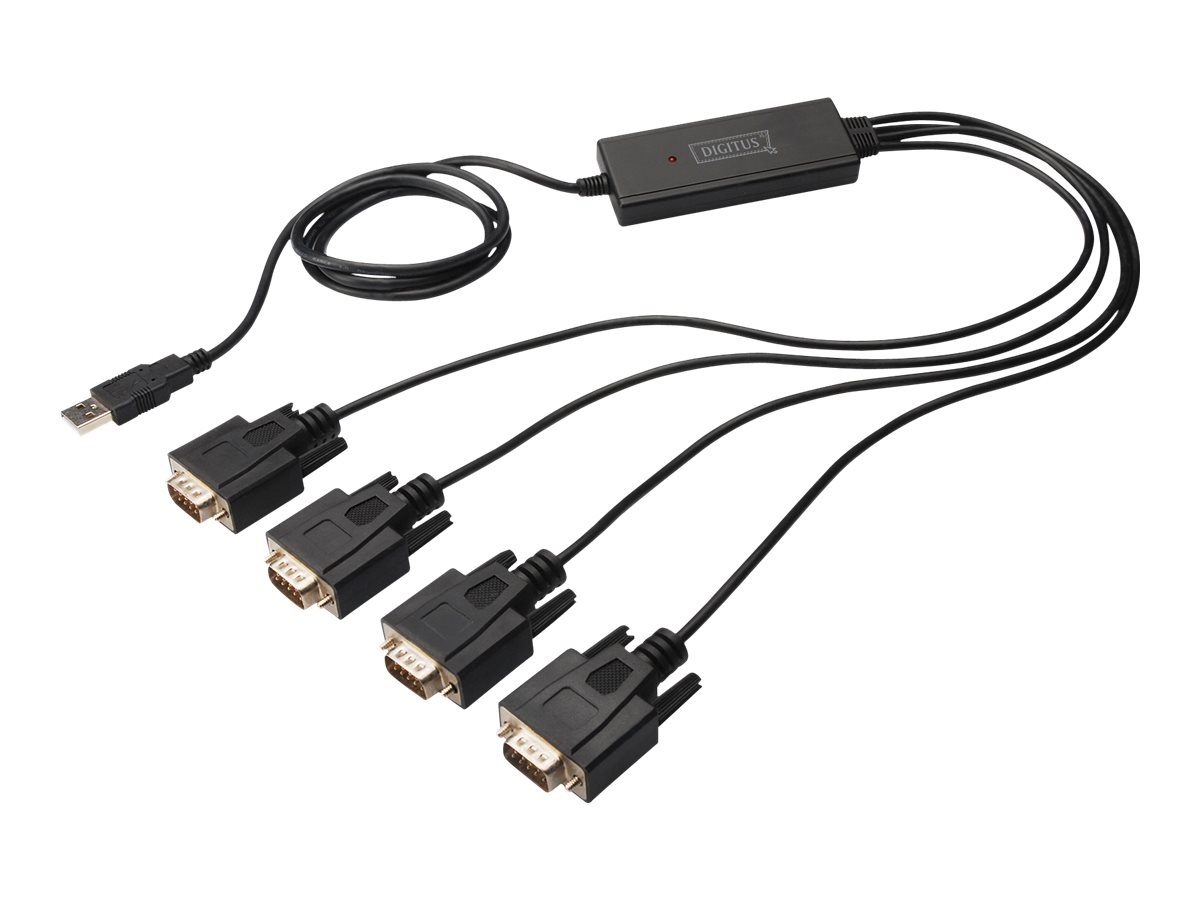 Digitus - USB 2.0 to 4xRS232 Cable - DA-70159 - USB to Serial Adapter