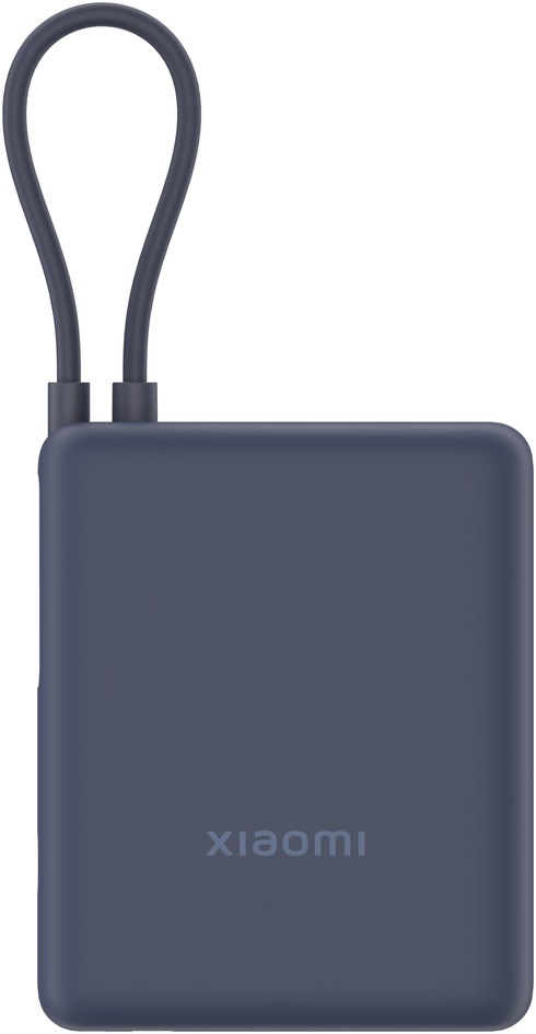 Xiaomi 33W Power Bank (Integrated Cable) - 10000 mAh - USB-C - Ice Blue