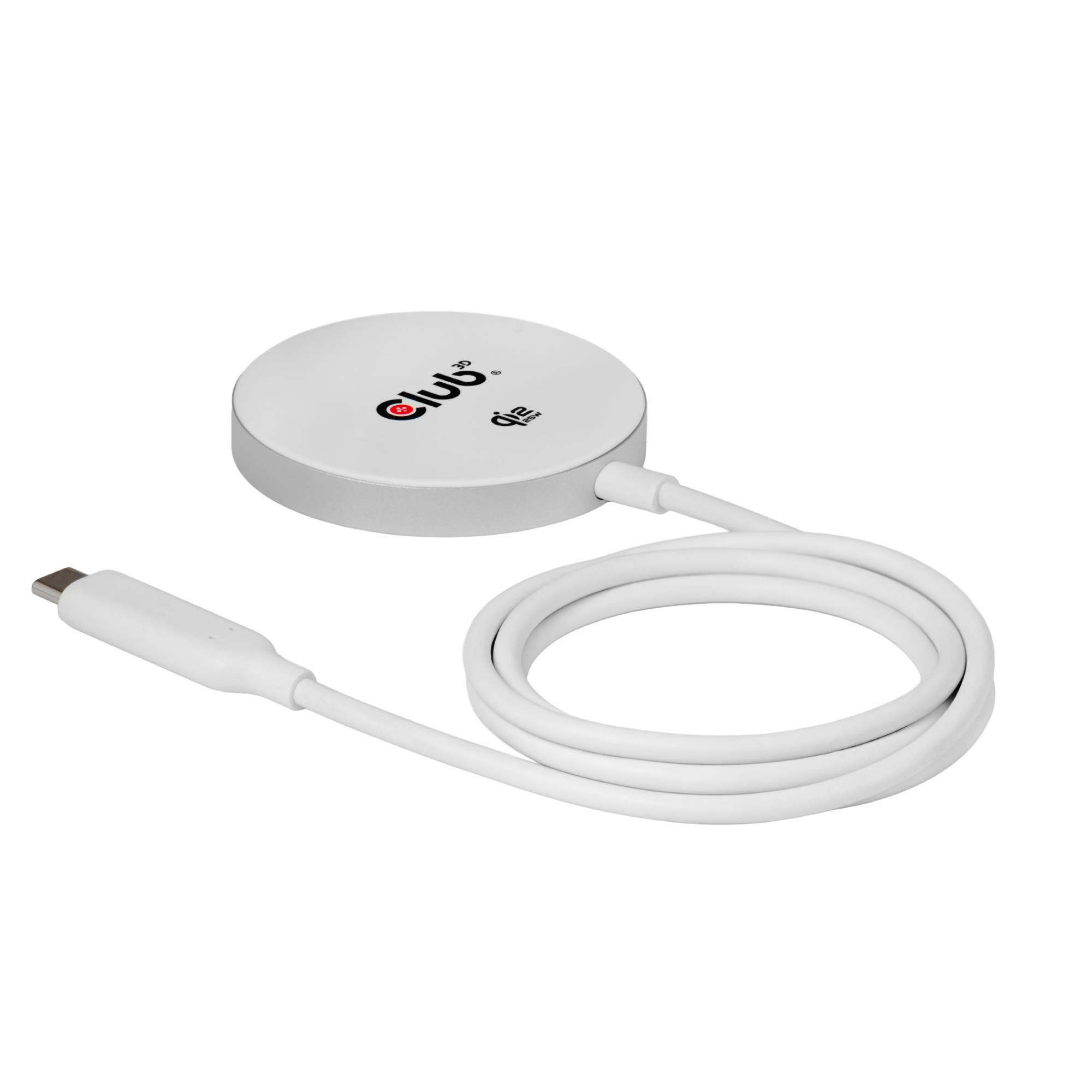 MOBILE CHARGER QI2 MAGSAFE/25W WH CAC-3026 CLUB3D