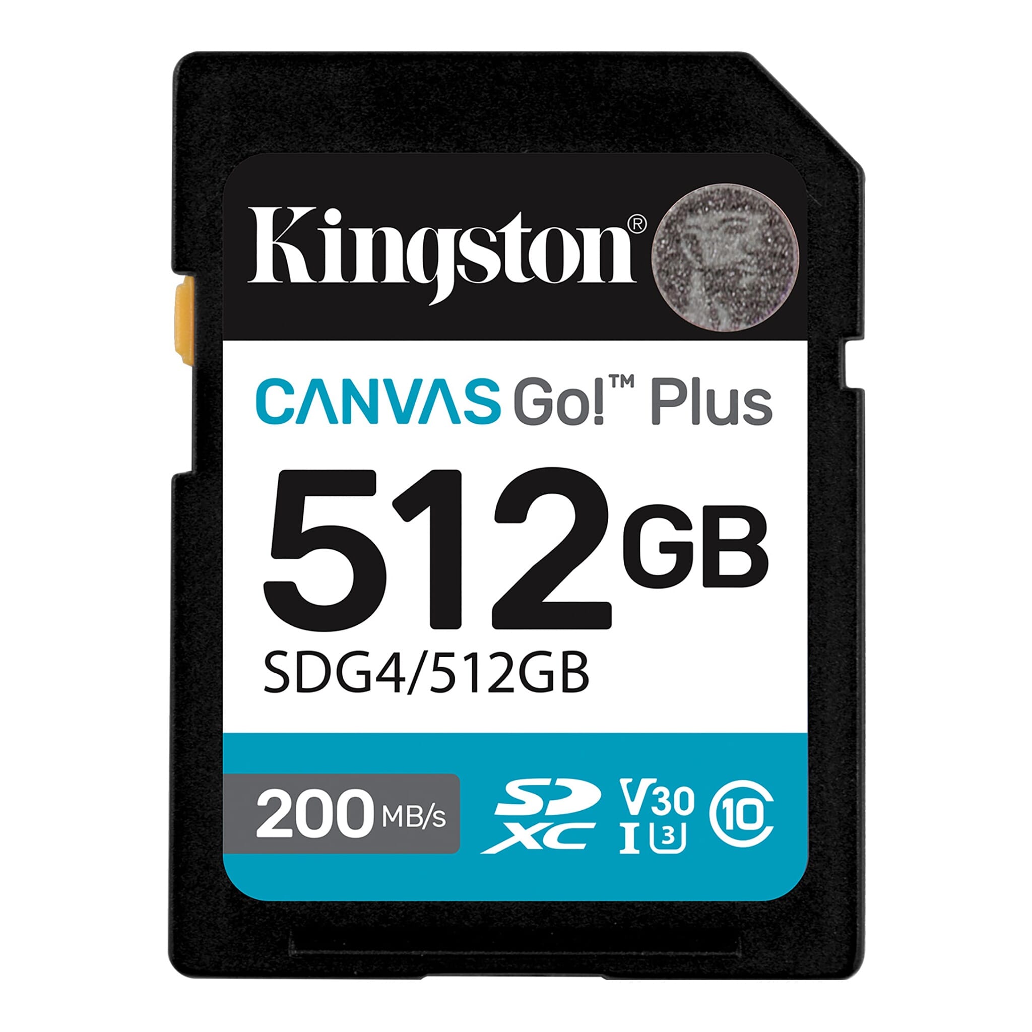 Kingston - Canvas Go! Plus - 512 GB - SD - Flash memory class Class 10, UHS-I, U3, V30