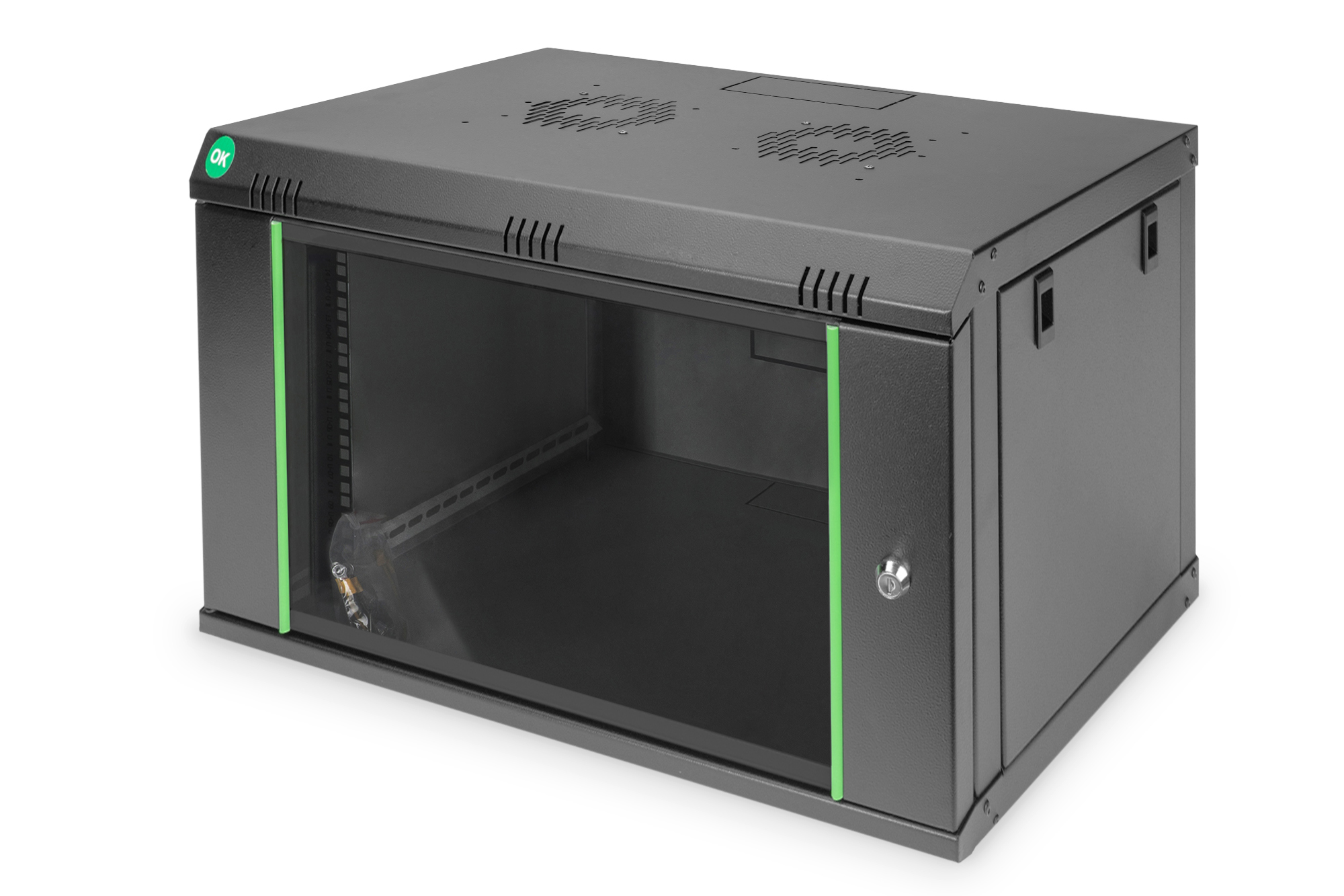 Digitus Wall Mounting Cabinets Dynamic Basic Series - DN-19 07-U-EC-SW - 38.9 x 60 x 45 cm - Black