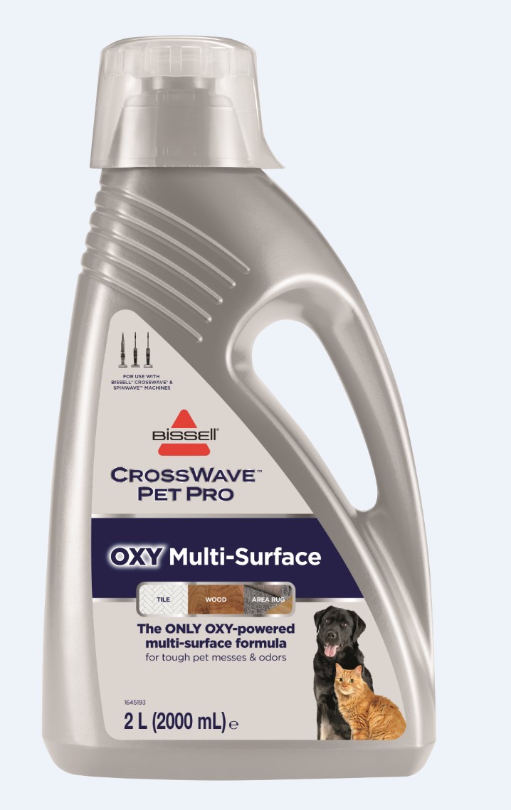 Bissell - CrossWave Pet Pro Oxy Multi-surface formula Cleaning Solution, 2 L
