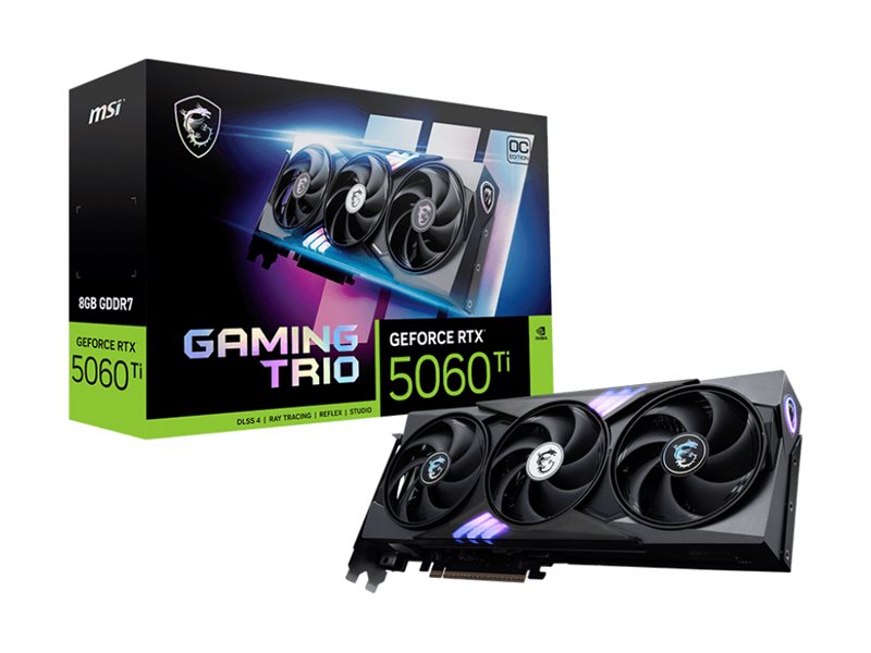 MSI GeForce RTX 5060 Ti 8G GAMING TRIO OC - MSI