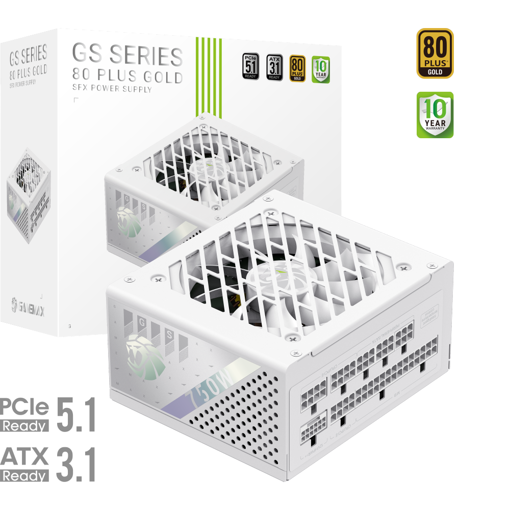 Gamemax PSU - GS 750G WH - 750 W - SFX - White - Full Modular