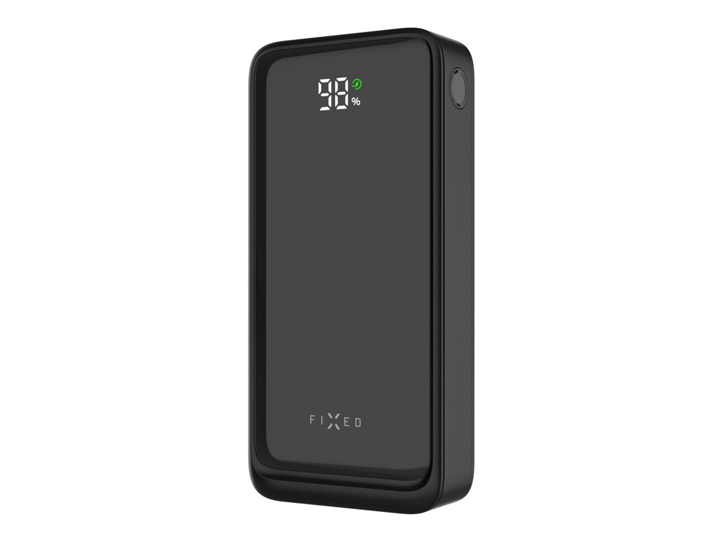 Fixed Power Bank Zen2 20 with LCD Display and PD 20W Output - 20000 mAh - Black