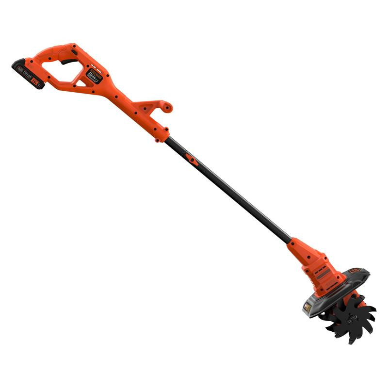 BLACK & DECKER BETL1820L-QW Tiller, Loaded, 18 V, 2 Ah