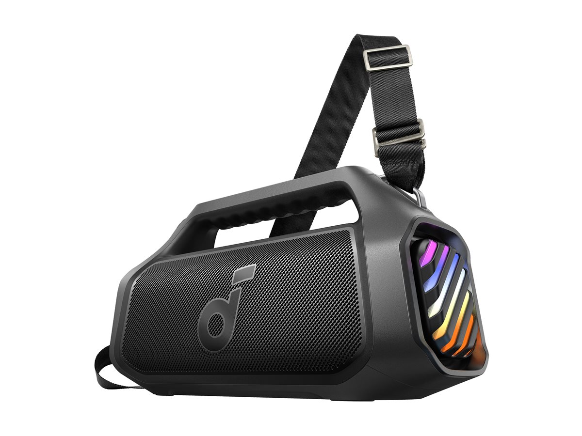 Anker Soundcore Boom 2 Plus A3134 Bluetooth Speaker, Black - Anker Soundcore