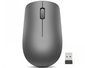 Lenovo - Wireless Mouse - 530 - Wireless - Wireless mouse - 2.4 GHz Wireless via Nano USB - Graphite