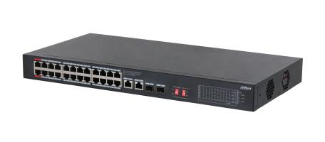 Switch|DAHUA|S3228-24GT-375|Switch type Unmanaged|Switch layer L2|Rack mounting Yes|26xRJ-45 ports|RJ-45 Ports Type Gigabit Ethernet (10/100/1000)|Power over Ethernet (PoE) Yes|24xPower over Ethernet (PoE) ports quantity|Total Power over Ethernet (PoE) bu