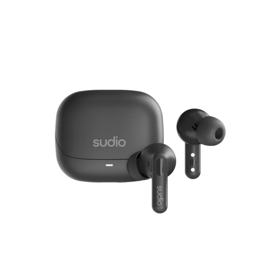 Sudio Earbuds - C8 - Bluetooth - Microphone - Black - Noise canceling - Noise reduction